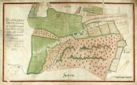 Historic Map of East Witton: Fellend, Ellfahall & Hammer 1627